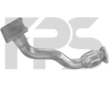 Труба з\'єднувальна вихлопної системи POLMOSTROW FP 6615 G11