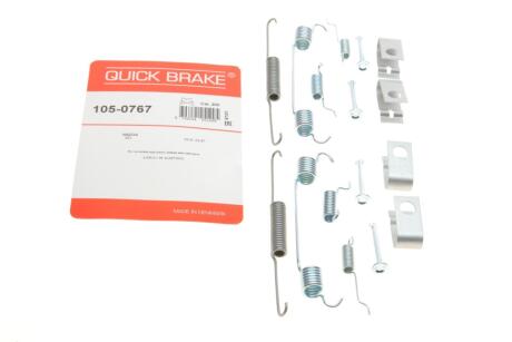 Комплект пружинок колодок стояночного гальма QUICK BRAKE 105-0767