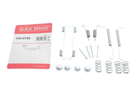 Комплект пружинок колодок стояночного гальма QUICK BRAKE 105-0795