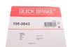 Комплект пружинок колодок стояночного гальма QUICK BRAKE 105-0843 (фото 3)