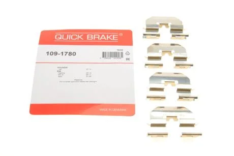 Комплект прижимних планок гальмівного супорту QUICK BRAKE 109-1780