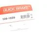 Комплект прижимних планок гальмівного супорту QUICK BRAKE 109-1859 (фото 8)