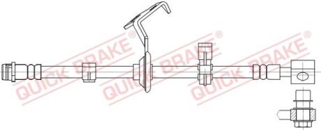 Гальмівний шланг QUICK BRAKE 58.825X