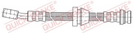 Гальмівний шланг QUICK BRAKE 58.919