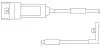 Датчик зносу гальмівних колодок QUICK BRAKE WS 0119 A (фото 1)