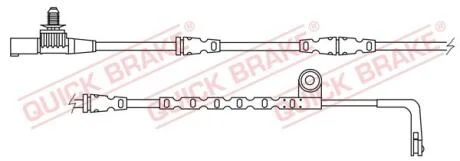 Датчик зносу гальмівних колодок QUICK BRAKE WS 0278 A