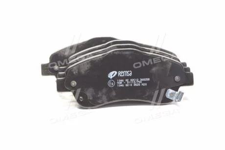 Колодка гальм. диск. TOYOTA AVENSIS (T25), COROLLA V передн. REMSA 1046.02