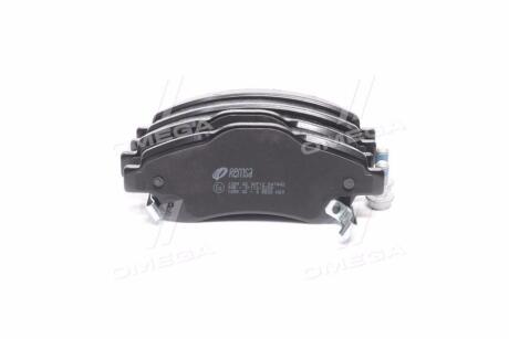 Колодка гальм. диск. HONDA CR-V III передн. REMSA 1289.02