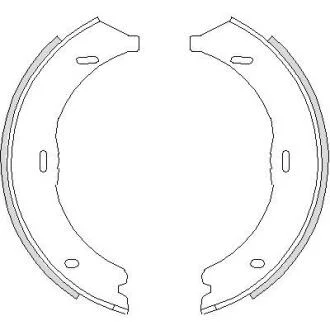 Колодка гальм. барабан. MB VIANO/VITO задн. REMSA 4745.00