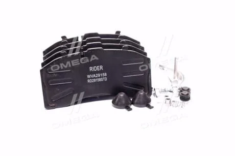 Колодка гальмівна дискова (комплект на вісь) лінійка LONG LIFE RIDER RD 29158STD