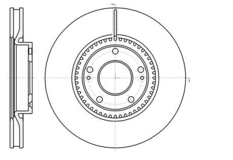 Гальмівний диск ROADHOUSE 61217.10