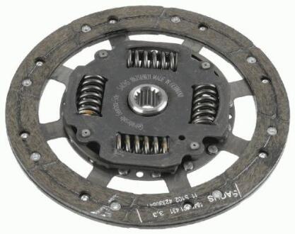 A_Диск зчеплення FORD/MAZDA Fiesta/121 "1,8D "95-00 SACHS 1862509031