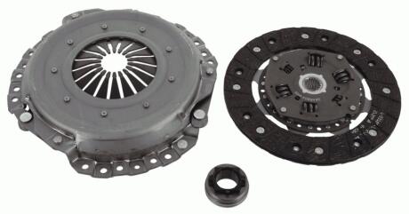 Комплект зчеплення CITROEN/PEUGEOT/TOYOTA Jumpy/Expert/Corolla "1,9D "98>> - заміна на SH3000951638 SACHS 3000950798