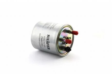 Фільтр паливний Renault Kangoo, Laguna III, Latitude, 1.5D-3.0D, 07- (c датчиком води нижнім) SHAFER FM639D