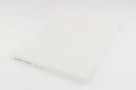 Фільтр салону Huyndai Accent (06-), Creta (16-), I20 (15-), I30 (11-), Ceed (12-), Підходить для Elantra (10-16), Dodge Attitude (06-14), без пластикової рамки SHAFER SA447NP