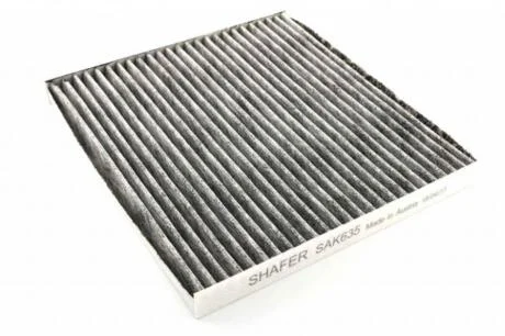 Фільтр салонний Nissan Micra (10-20), Note (13-), Versa (14-20), Chevrolet City Express (18-20), ву SHAFER SAK635