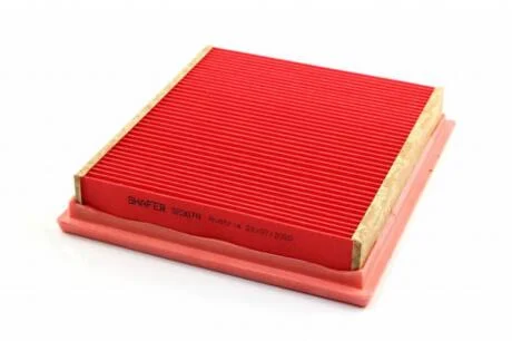 Фільтр повітряний Nissan 350 Z, Infiniti EX35/37, G25/35/37, Q40/60, QX50 2.5-3.7 (05-), (з червоним папером нульового опору) SHAFER SX3070