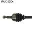 Приводний вал RENAULT Fluence/Grand Scenic/Megane/Scenic &quot;1,5 &quot;08&gt;&gt; SKF VKJC6204 (фото 2)