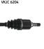 Приводний вал RENAULT Fluence/Grand Scenic/Megane/Scenic &quot;1,5 &quot;08&gt;&gt; SKF VKJC6204 (фото 3)