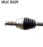 Приводний вал BMW X5 (E70)/X6(E70) \&#039;\&#039;R \&#039;\&#039;07&gt;&gt; SKF VKJC8109 (фото 2)