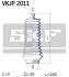 Пильовик рульового керування SKF VKJP 2011 (фото 2)