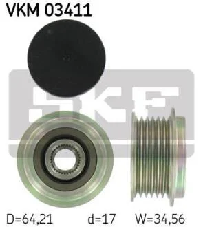 Муфта обгінна генератора SKF VKM 03411