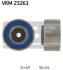 Ролик паразитний CITROEN/JAGUAR/LAND ROVER/PEUGEOT C5/C6/S-Type/XF/XJ/Range Rover/607 "2,7/3,0L "04> VKM 23261