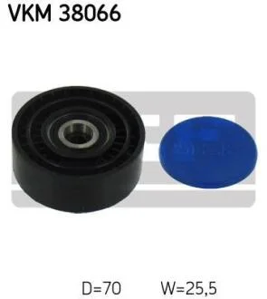 Ролик обвідний поліклінового ременя SKF VKM 38066