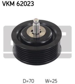 Ролик обвідний поліклінового ременя SKF VKM 62023