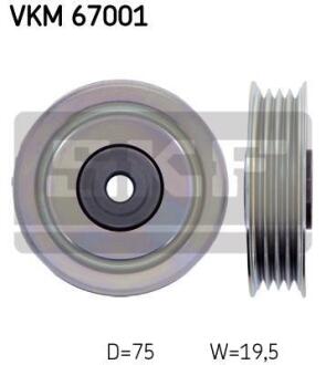 A_Ролик паразитний DAIHATSU Be-Go/Sirion/Terios "1,3L "00>> SKF VKM67001