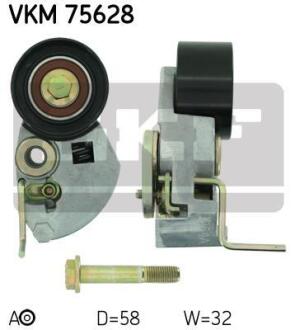 Натягувач ременя HYUNDAI/KIA Accent/Elantra/Santa Fe/Tucson/Cee\'d/Cerato/Sportage "1,5/2,2L "01>> SKF VKM75628