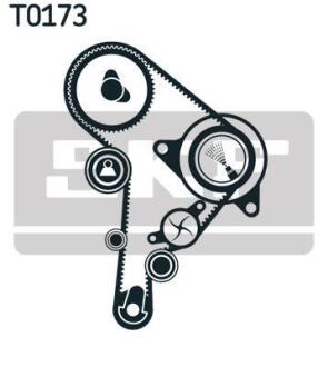 Комплект (ремінь+ролики) SKF VKMA 01130