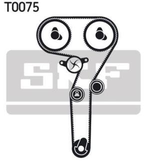 A_Ремінь ГРМ OPEL INSIGNIA A COUNTRY "13-17" SKF VKMA05124 (фото 1)