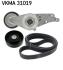 Ремкомплект ГРМ AUDI/SEAT A4/Exeo &quot;1,6-2,0 &quot;00-13 SKF VKMA 31019 (фото 1)