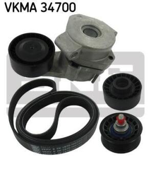 Комплект ременів поліклинових SKF VKMA 34700