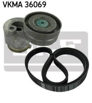 Комплект ременів поліклинових SKF VKMA 36069