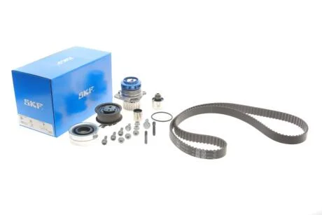 Комплект ременя ГРМ з водяним насосом SKODA OCTAVIAII (1Z3) 2.0 TDI SKF VKMC 01148-2
