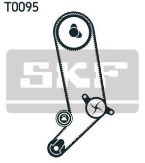 Комплект (ремінь+ролик+помпа) SKF VKMC 01253 (фото 1)