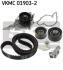 Комплект (ремінь+ролик+помпа) SKF VKMC 01903-2 (фото 2)