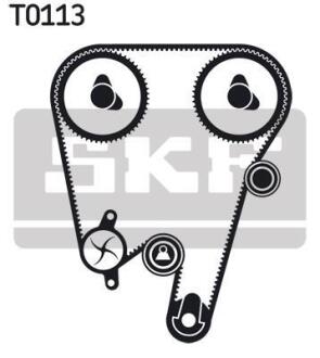 Комплект (ремінь+ролик+помпа) SKF VKMC 06603