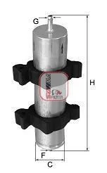 A_Фільтр паливний AUDI "2,0-3,0 "12>> SOFIMA S1950B