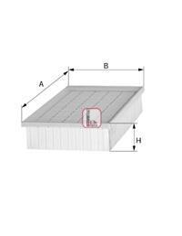 A_Фільтр повітряний MINI__ "1,6 "02-06 SOFIMA S3316A
