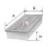 A_Фільтр повітряний OPEL/CHEVROLET &quot;1,4-1,8 &quot;11&gt;&gt; SOFIMA S3422A (фото 1)