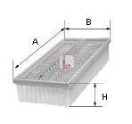 Фільтр повітряний S 3422 A SOFIMA S3422A