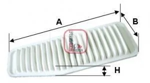 Фільтр повітряний SOFIMA S 4822 A