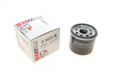 A_Фільтр масляний NISSAN/RENAULT Kubistar/Clio "1,2 "03>> SOFIMA S9820R