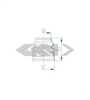 Пильовик рульового механізма SPIDAN 84106