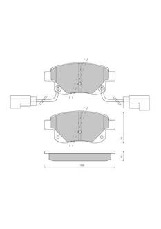 Гальмівні колодки дискові STARLINE BD S850P