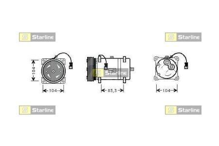 Компресори кондиціонерів STARLINE DK STK0070