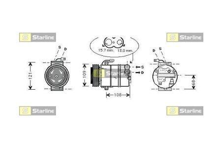 Компресори кондиціонерів STARLINE DK STK0202